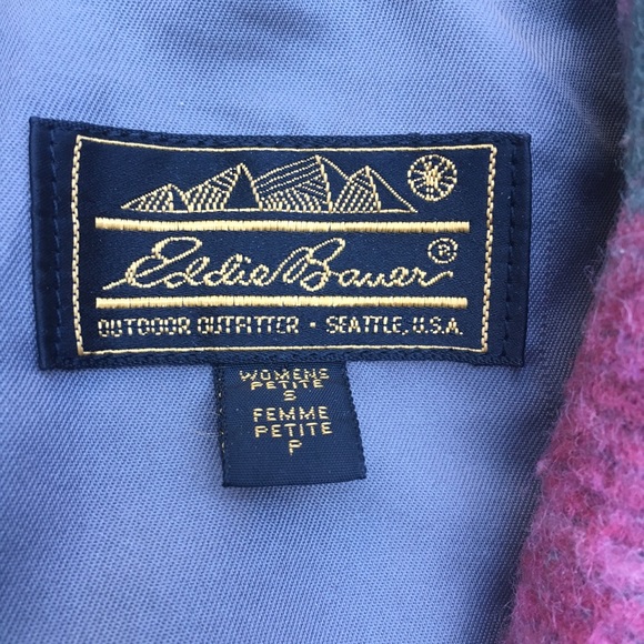 Vintage Eddie Bauer Western Southwest Native American Wool Coat - Picture 4 of 16